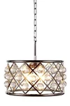 Elegant Lighting 1213D16/RC Madison 4 16"W Crystal Pendant - Nickel. Fixed Price $38.00.