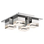 Elan Gorve 4 Lt Led Flush Mount, Chrome/clear/cubic Zirconia Chip - 83602. Fixed Price $829.99.