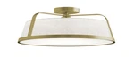 Afx LIZC18MB Lizzette 2 Light 18"W Semi-flush Ceiling Fixture Brass. Fixed Price $158.00.