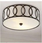 Jonathan Y Aria 12.25 In. 2-LIGHT Oil Rubbed Bronze Metal Led Flush Mount. Fixed Price $44.95.