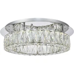 Elegant Lighting 3503F18C Monroe Led 17.7 Inch Chrome Flush Mount Ceiling. Fixed Price $614.00.