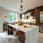 24" Classic Crystal Chandelier 6-LIGHT Antique Ceiling Pendant Fixtures. Fixed Price $140.99.