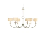 Progress Lighting P4463-134 6-LIGHTS Ashbury Linear Chandelier Silver Ridge. Fixed Price $320.00.
