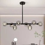 Astroluominate Grey Linear Chandelier, Modern Sputnik Ceiling Fixture With. Fixed Price $89.99.