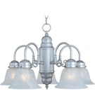 Maxim 5 Down Lighting 23 Satin Nickel Chandelier Builders Basics 91197MRSN. Fixed Price $59.00.