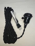 Pendant Light Socket Kit W/black Braided Cord Ideal For Mason Jars. Ctw. Fixed Price $7.99.