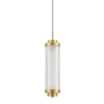 Dainolite PRI-1916LEDP Peri 6"W Mini Pendant Brass. Fixed Price $524.00.