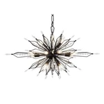 Varaluz Orbital 16-LIGHT Oval Linear Pendant, Carbon 311N16CB. Fixed Price $999.00.