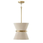 Capital Lighting Cecilia Pendant, Natural Rope/patinaed Brass - 341211NP. Fixed Price $390.00.