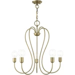 Livex Lighting 41365-01 Lucerne Chandelier Antique Brass. Fixed Price $239.97.