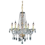 Elegant Lighting 7956D24G/RC Verona Mini Chandelier Gold. Fixed Price $476.00.