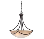 Allen+roth Winnsboro 3-LIGHT Oil Rubbed Bronze Hanging Pendant. Fixed Price $250.00.