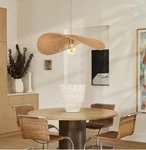 Arturesthome 23.6" Modern Rattan Pendant Lighting Large Wicker Chandelier. Fixed Price $107.99.