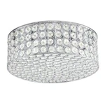 Kichler Clear Glass Krystal Ice 11.8" Halogen Flush Mount Ceiling Light Chrome. Fixed Price $199.99.
