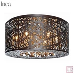 ET2 Lighting Inca E21300-10BZ 7-LIGHT Flush Mount Bronze Cognac Crystal 16". Fixed Price $245.85.