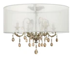 Hinkley Lighting 4771 Indoor Semi-flush Ceiling Fixture Silver. Fixed Price $370.97.