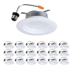 Halo Lte 4 Indoor/outdoor Recessed Led Trim Can Light 18-PACK 3000K Soft. Fixed Price $169.50.