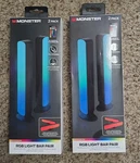4 Multi-color Led Light Bars With Multi-position Base, Remote/cable,. Fixed Price $21.99.