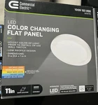 New! Commercial Electric 11IN Led Flat Panel Ceiling Light 875 Lumens. Fixed Price $20.00.