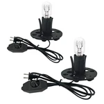 Haraqi Himalayan Salt Lamp (6FT) With Dimmer Two Pack Cords, Black. Fixed Price $18.98.