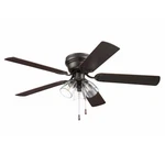 Portage Bay Ceiling Fans 52" Renton Bronze Indoor With Clear 3 Light Led .... Fixed Price $179.08.