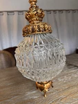 Frederick Ramond Vintage Pendant Light, 1963-65 Ornate Gold Finish Art Deco. Fixed Price $475.99.