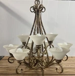 Beautiful Embellished Chandelier Pendant Dining Living Bedroom Rare Best. Fixed Price $428.87.