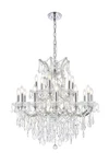 Elegant Lighting Maria Theresa 30" 19 Royal Crystal Chandelier. Fixed Price $1878.00.