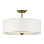 Kichler Shailene 12" Semi Flush LIGHT/75W, Brass/clear Etched - 43692NBR. Fixed Price $179.97.