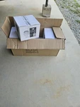 Lot Of Cordelia Lighting 4731-62 Flush Mount Ceiling Lights Nickel/white Nib. Fixed Price $39.99.