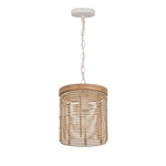 Maxim 22441NAEC Vannerie Light Mini Pendant-ecru. Fixed Price $218.00.
