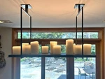 Holly Hunt Altar Chandelier Hanging Light Fixture By Kevin Reilly 11 Candles. Fixed Price $2500.00.