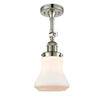 Innovations 1-LT Bellmont 6.5" Semi-flush, Nickel 201F-PN-G191-LED. Fixed Price $266.20.