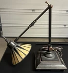 Quoizel Pueblo Desk Lamp Sconce Tiffany Style. Fixed Price $250.00.