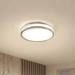 Artika Hemisphere 15 Led Flush Mount Light Fixture Brushed Nickel. Fixed Price $24.99.