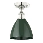 Innovations Lighting 616-1F-11-8 Plymouth Dome Semi-flush Polished Nickel /. Fixed Price $165.00.