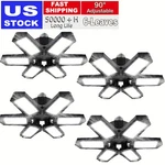 4 Pack 600W Garage Light Led Bulb Bright 6+1DEFORMABLE Panels Work Shop Ceiling. Fixed Price $32.88.