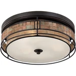 Quoizel MCLG1616 Laguna 3 Light 16"W Flush Mount Ceiling Fixture - Copper. Fixed Price $383.99.