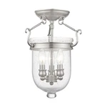 Used Livex Lighting 5081-91 Jefferson 3 Flush Mount Traditional Style. Fixed Price $231.17.