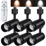 12W Zoomable Led Track Lighting Heads, 2700-6500K Adjustable Type Lig.... Fixed Price $179.79.