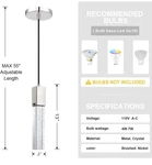 Seenming House 1-LIGHT Mini Crystal Pendant Ceiling Fixture, Integrated Kitchen. Fixed Price $32.60.