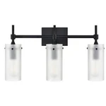 Linea Di Liara Effimero Farmhouse Bathroom Matte Black Vanity Light Fixture. Fixed Price $63.99.