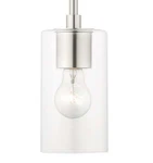 Livex Lighting 45477 Zurich 1 5"W Mini Pendant - Nickel. Fixed Price $111.96.