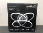 Artika FM-SB-HD2CR Butterfly 16" Led Flush Mount Ceiling Light For Kitchen/bedro. Fixed Price $53.99.