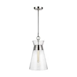 Visual Comfort Atlantic 11" Wide Pendant Model: CP1021PN, Nickel - New In Box. Fixed Price $247.00.