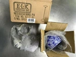 101-1 Elk Lighting 1011 Single Pendant Satin Nickel & Blue Glass. Fixed Price $89.99.
