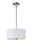 Maxim Lighting 10011WLSN Bongo Semi-flush Mount Satin Nickel. Fixed Price $98.00.
