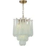 Crystorama OLL-6004-AG-GR Ollie Chandelier Aged Brass. Fixed Price $798.00.