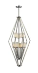 Z-lite 608-3+6-CH Elite 9 Light Chandelier In Chrome, Retails $1410.00. Fixed Price $99.99.