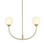 Elegant Lighting LD816D30 Nyomi 2 30"W Chandelier - Brass. Fixed Price $121.00.